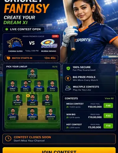 RS9 (rs9 apk) fantasy cricket & matchday visual 3